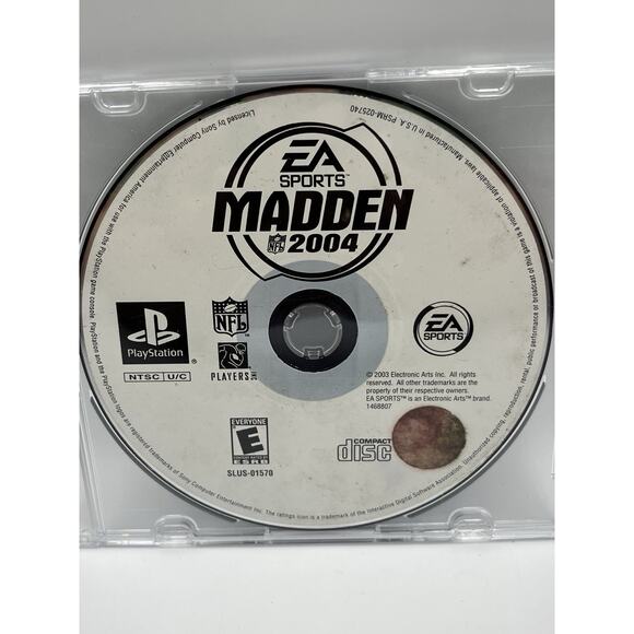 Madden NFL 2004 PlayStation 1 PS1 Michael Vick - Picture 2 of 5